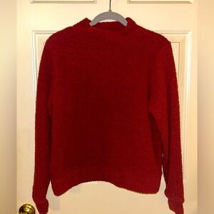 Wonderly Red Cowl Neck Sweater